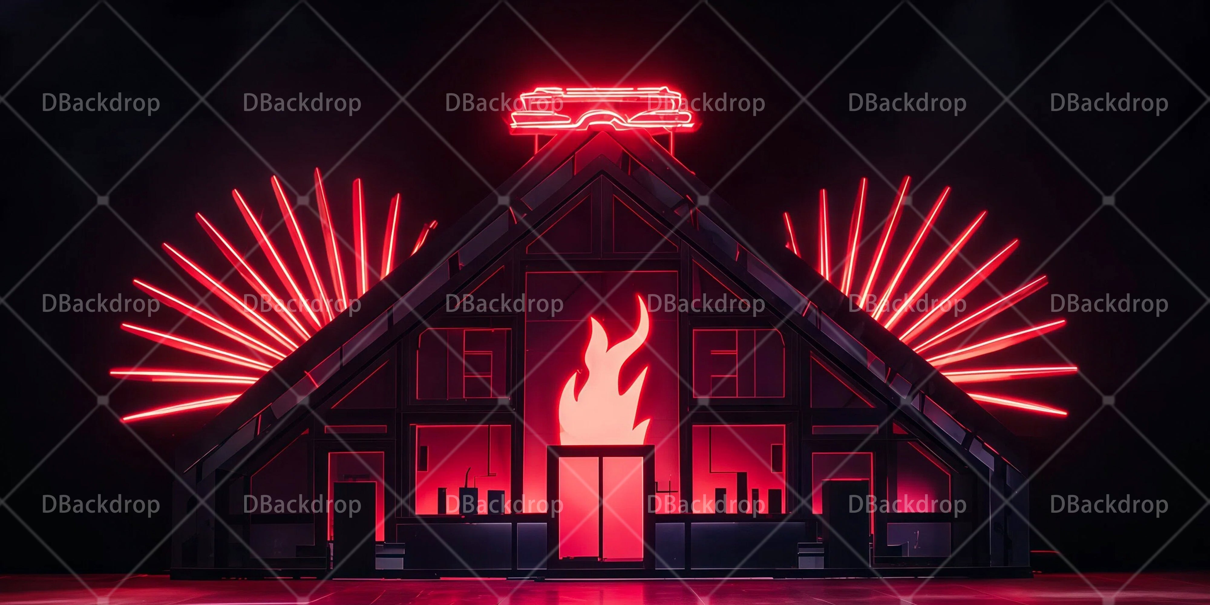 Performance Backdrop Hernando's Hideaway Large Stage Backdrops UK RR65-T95