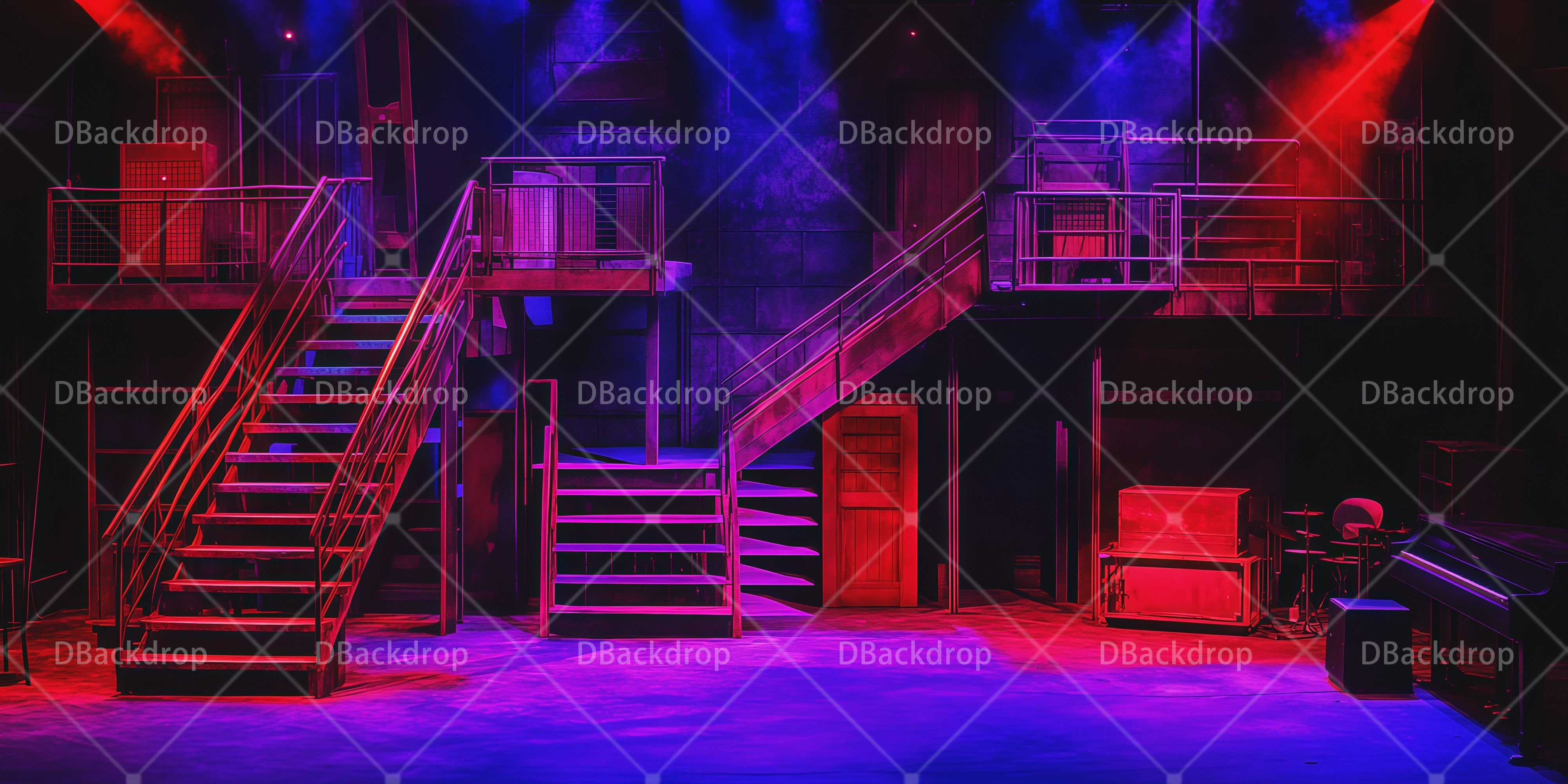 Cheap Theater Backdrops Attic Interior Performance UK Backdrop RR66-T28