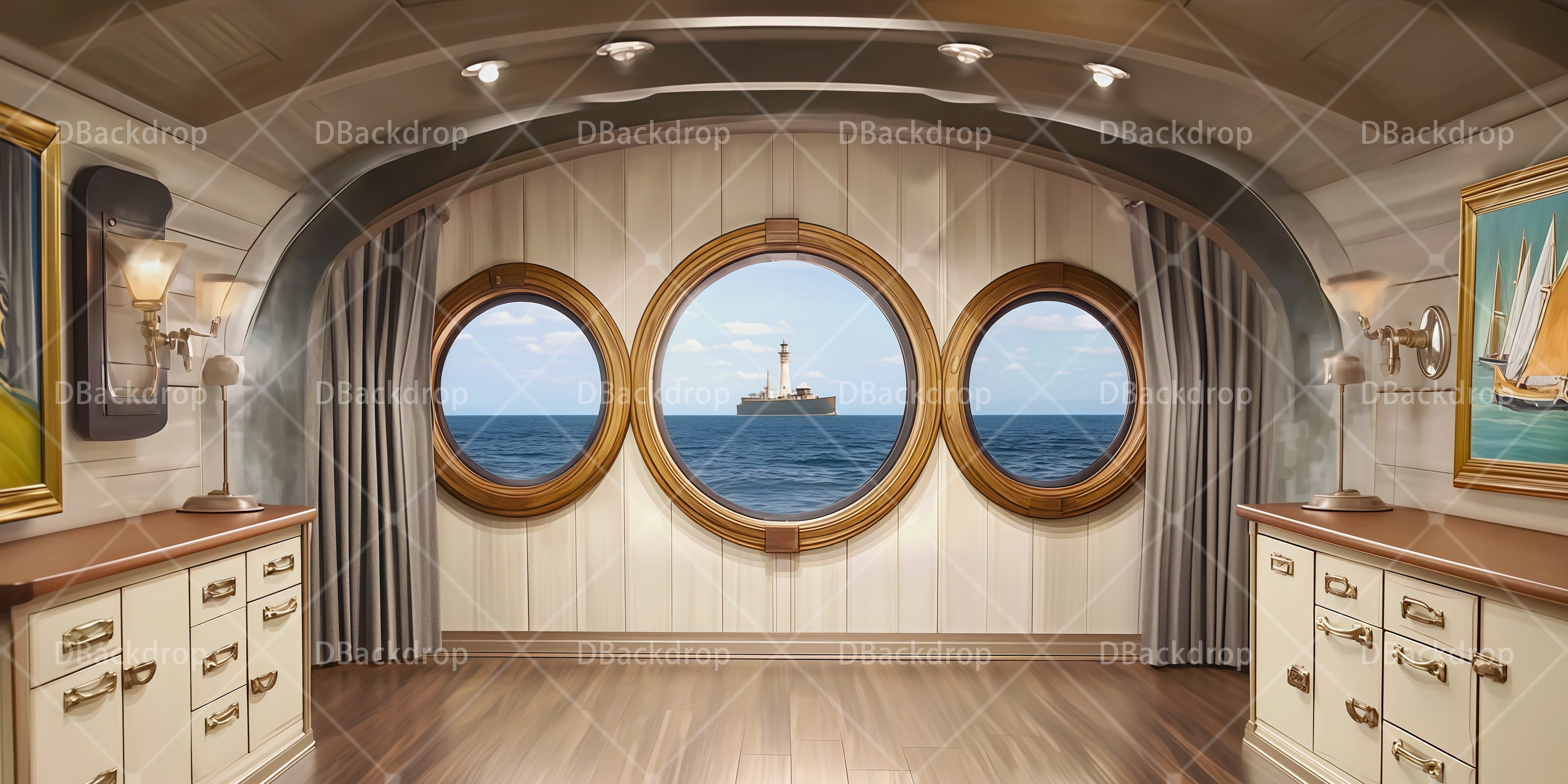 Backdrops For Theater Cruise Ship Stateroom Stage UK Backdrop Ideas RR66-T56