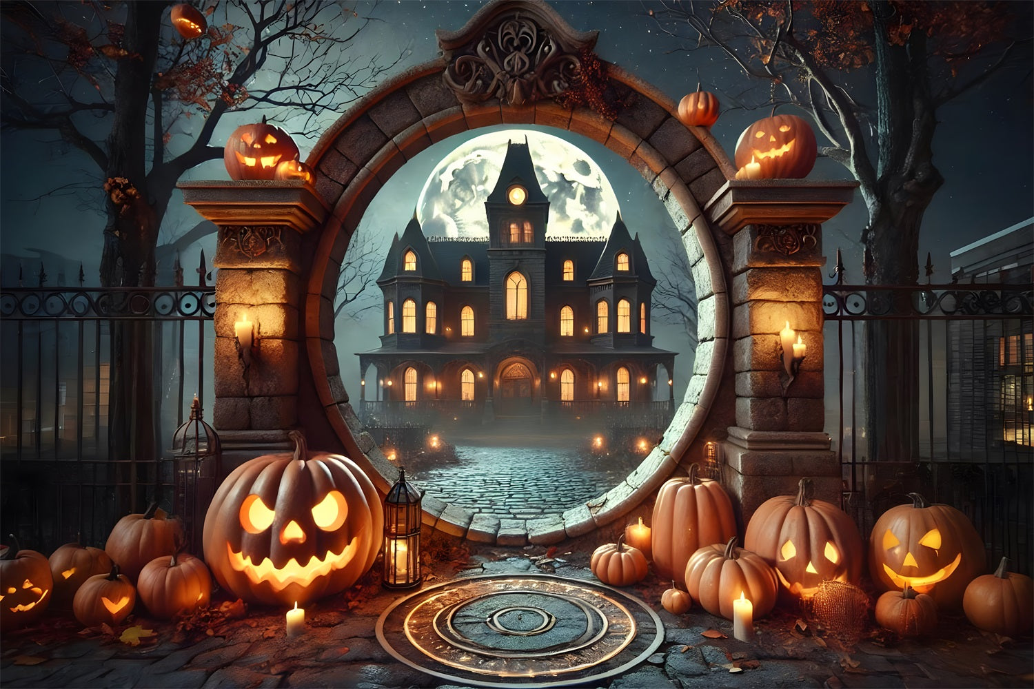 LED Halloween good Pumpkin by Haunted Manor