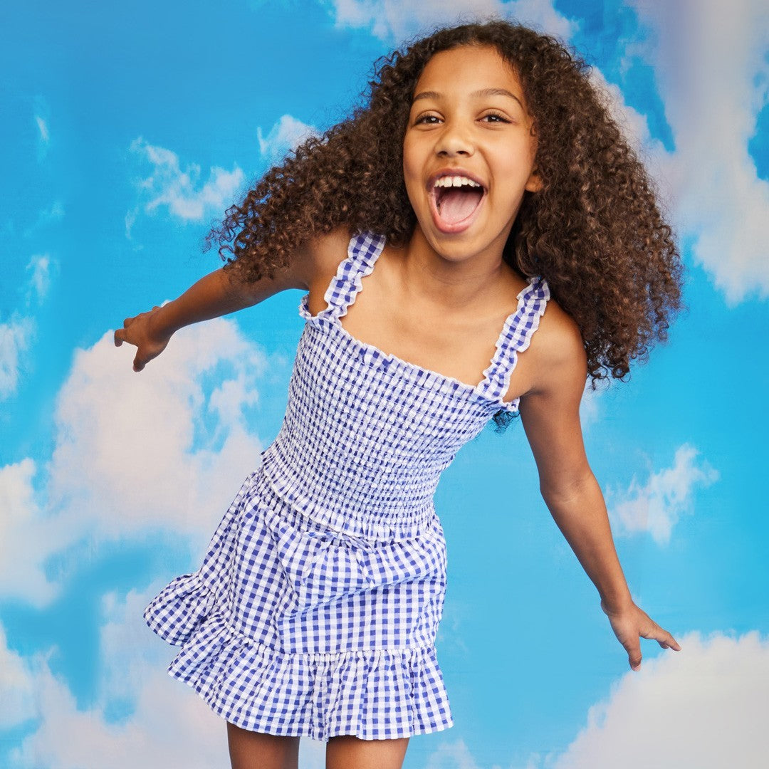 Blue Sky White Clouds Natural Scenery Photography Backdrop uk SH673