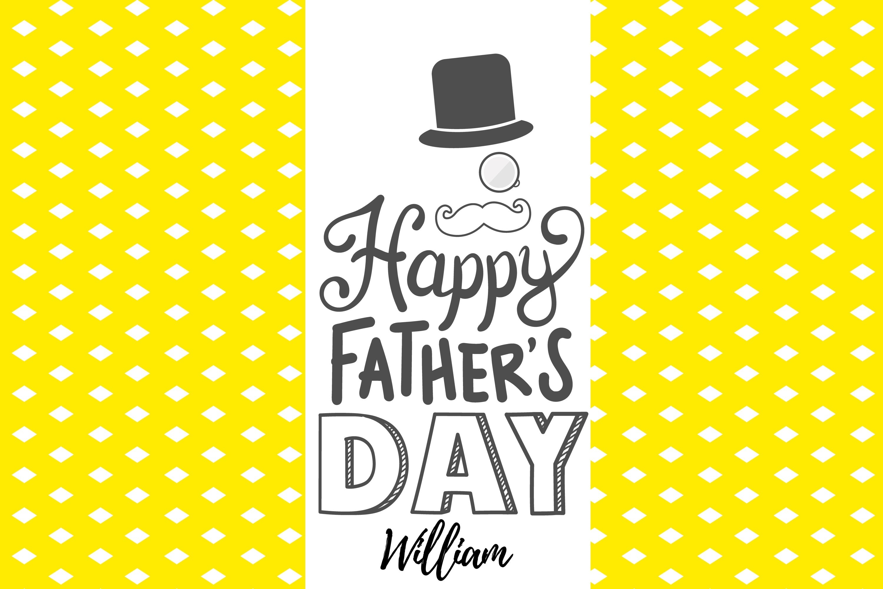 Fathers Day Backdrop Classic Yellow Geometric Custom Backdrop UK TWW4-72