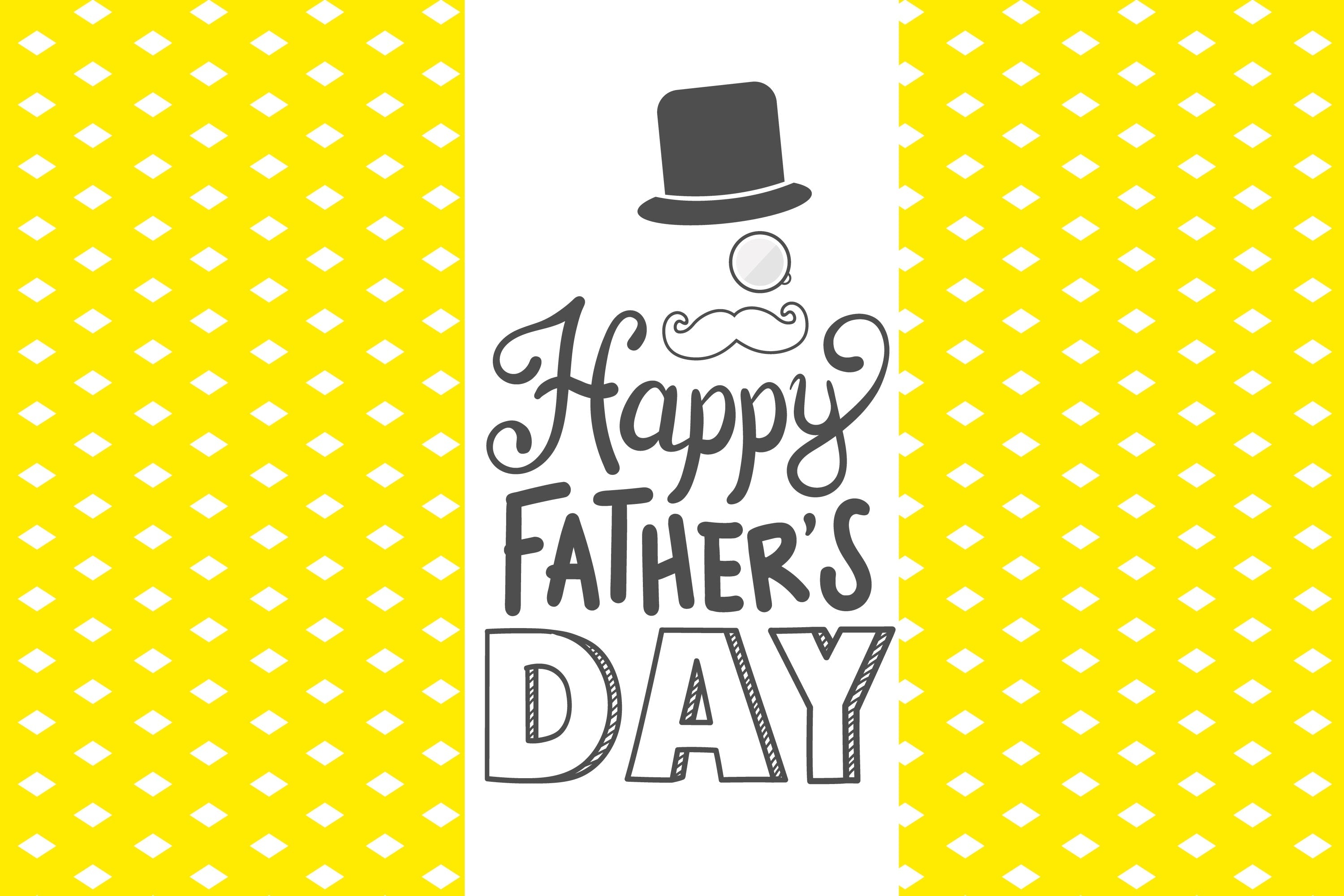 Fathers Day Backdrop Classic Yellow Geometric Custom Backdrop UK TWW4-72