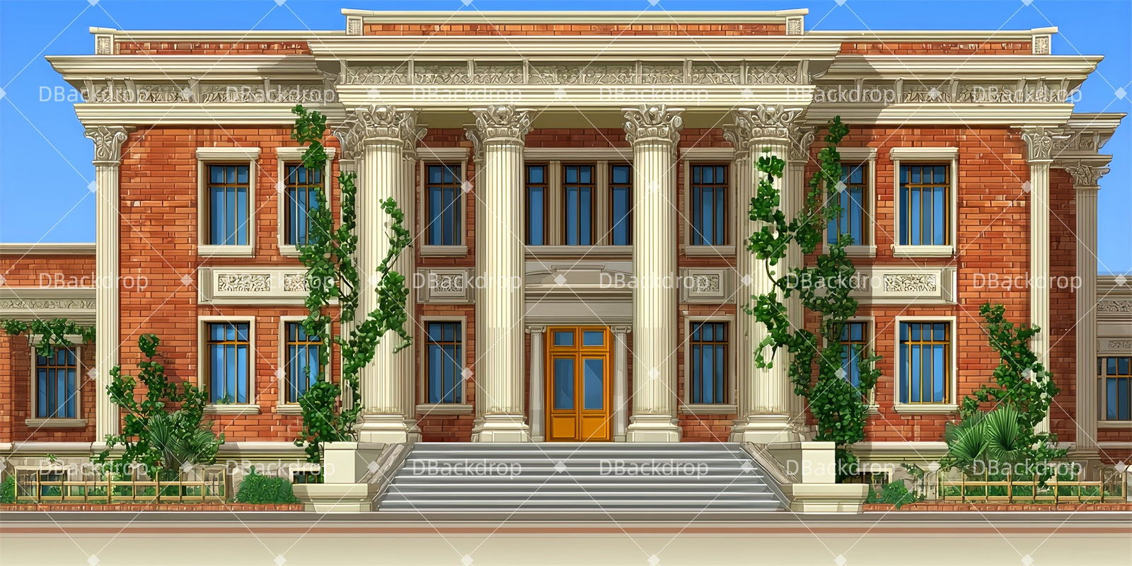 School Play Backdrops Harvard Admissions Theater Backdrop UK TWW510-T14