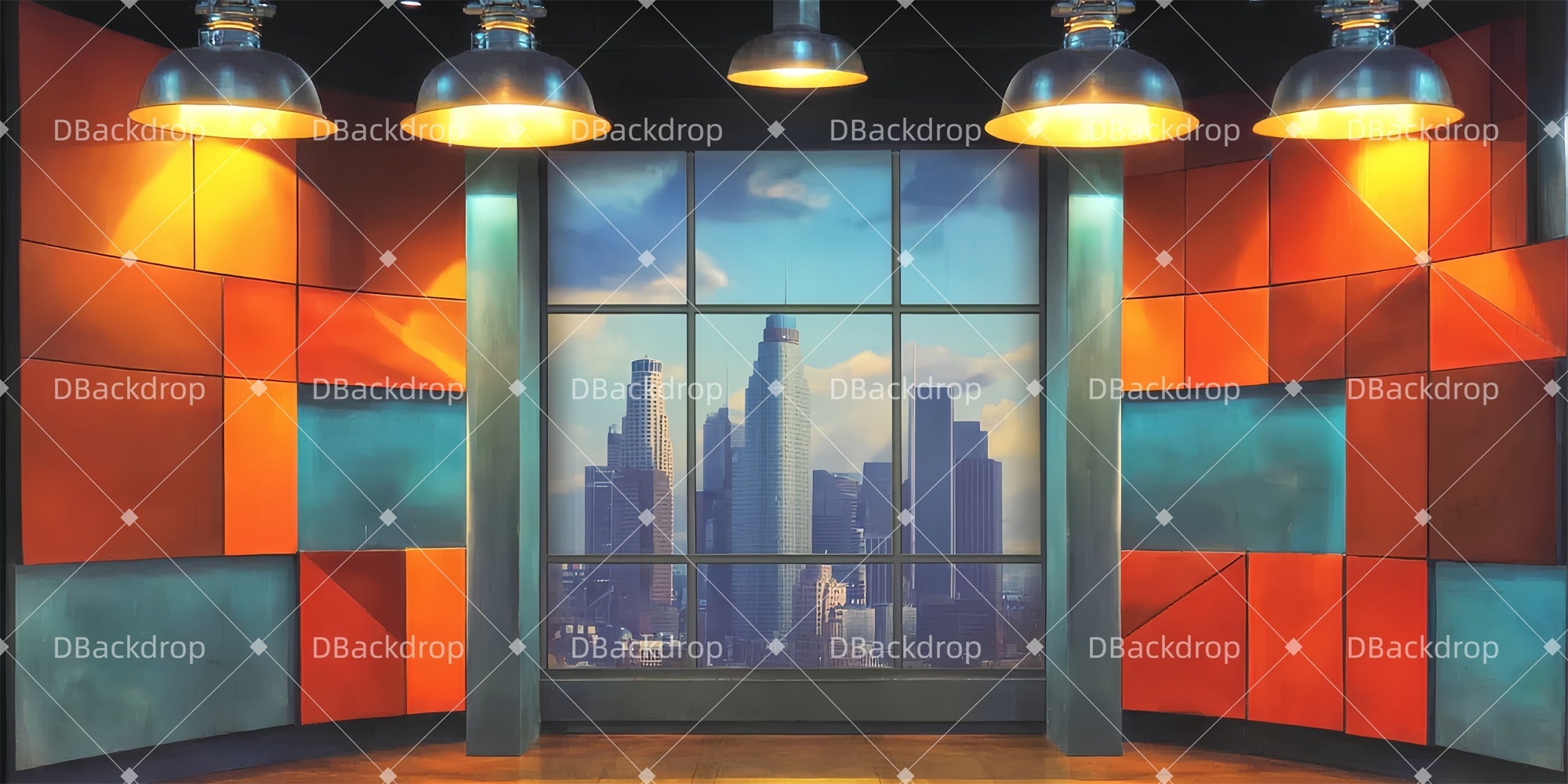 Musical Backdrop Office Government Theater Stage Backdrop UK TWW510-T15