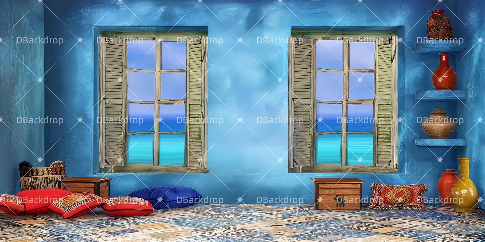 Large Stage Backdrops Donna's Bedroom School Dance Backdrop UK TWW510-T28
