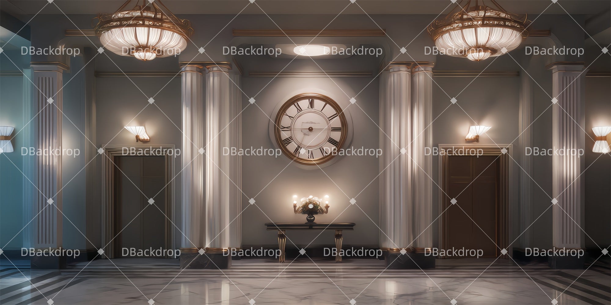 Dance Backdrop Bank Interior Professional Stage Backdrops UK TWW510-T39