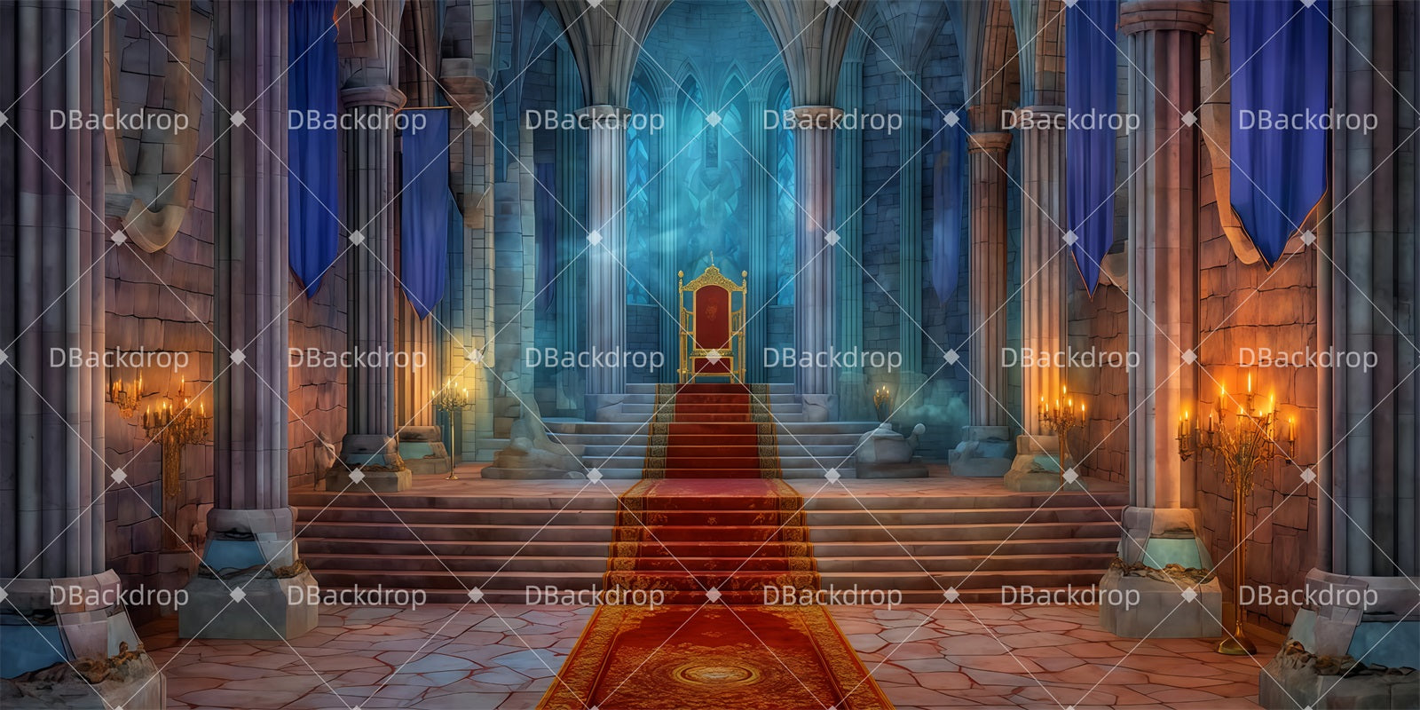 Church Stage Backdrops Royal Court Theater Backdrop UK TWW510-T48