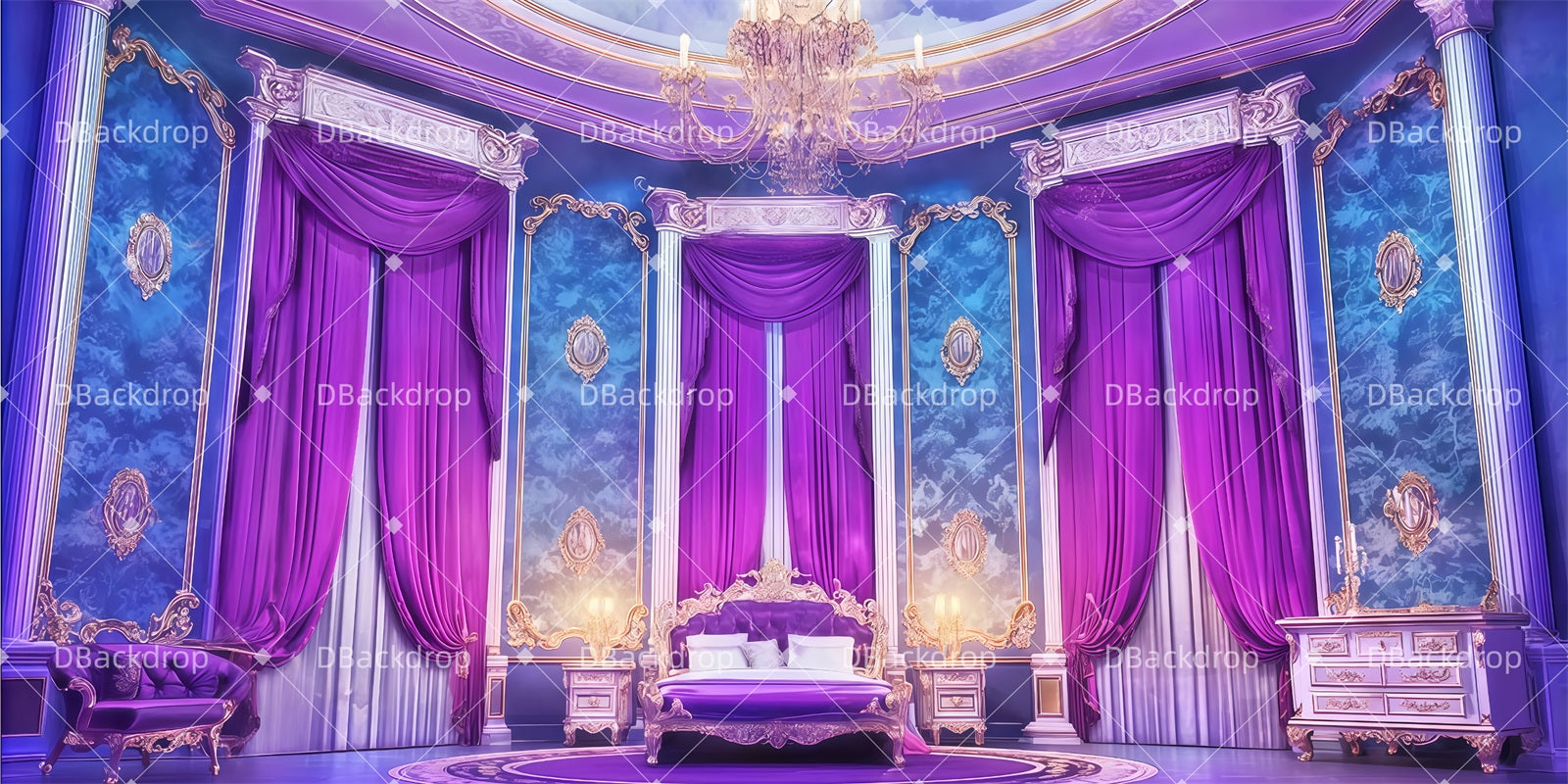 School Play Backdrops Queen's Room Performance Backdrops UK TWW510-T49