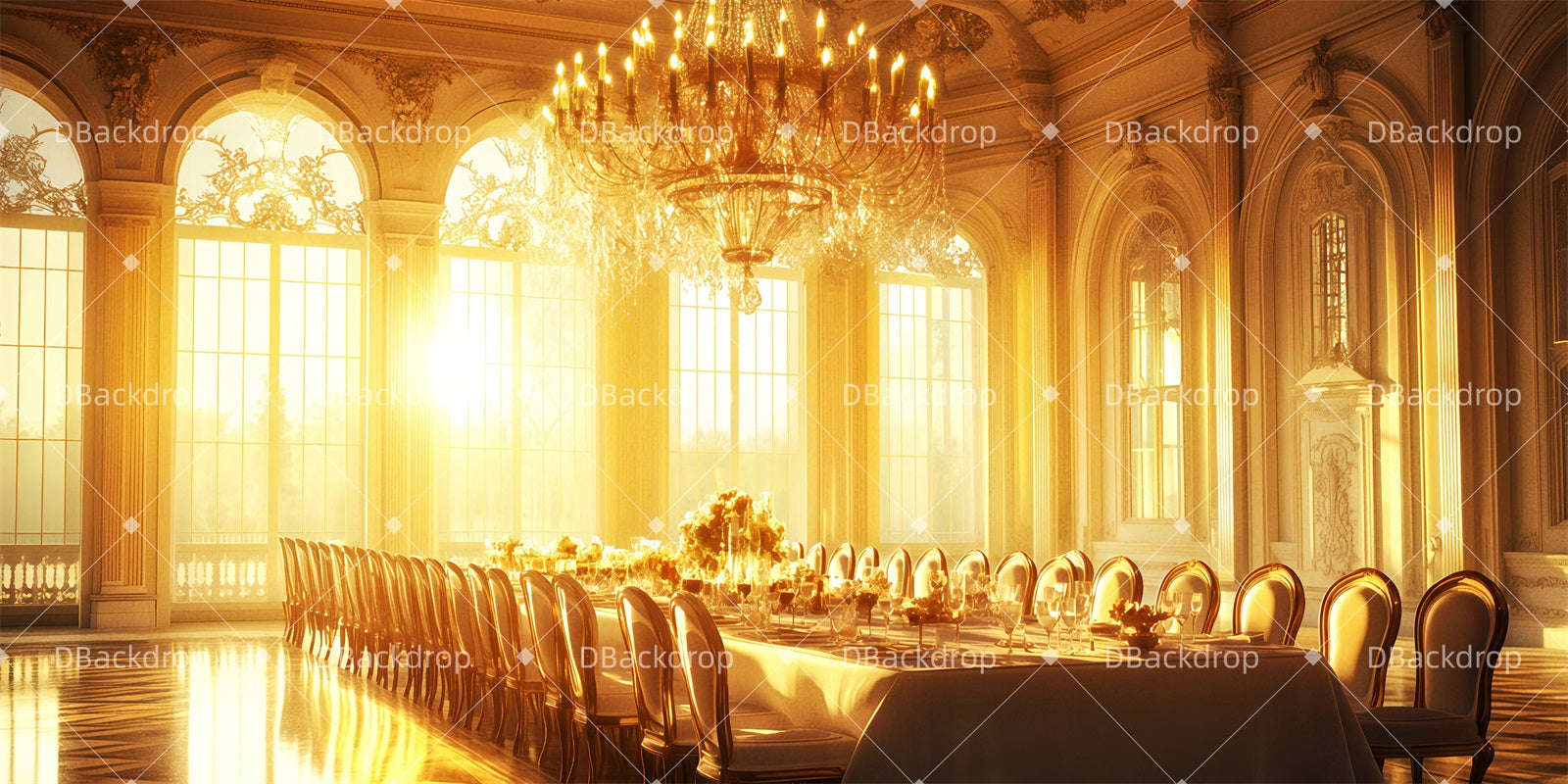 Theater Backdrop The Party at the Von Trapp Estate Stage Backdrop UK TWW511-T115