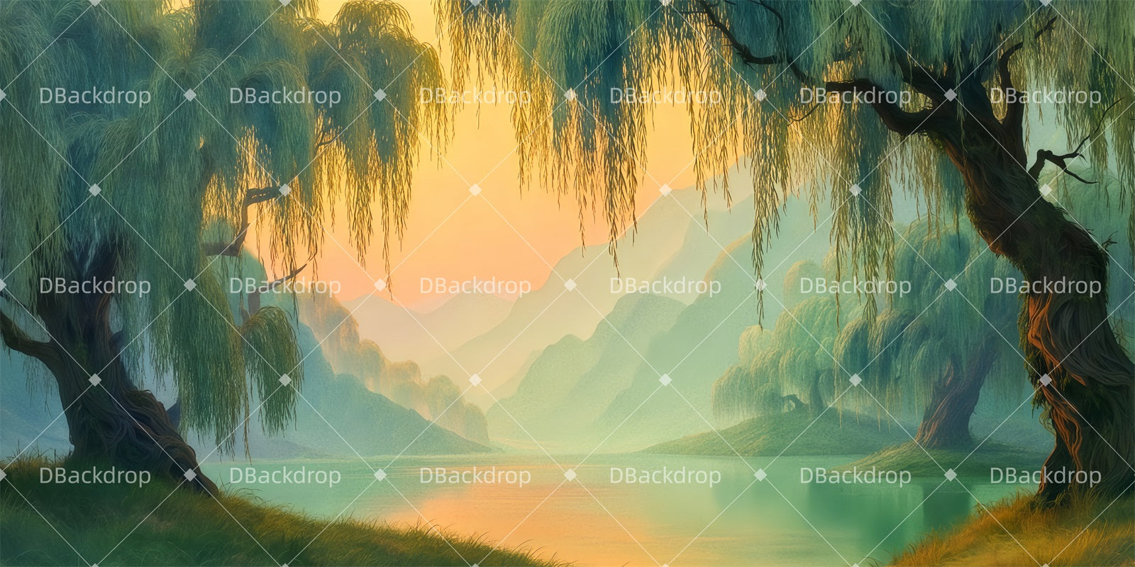 Stage Scenery Backdrops The Riverbank Theater Backdrop UK TWW511-T31