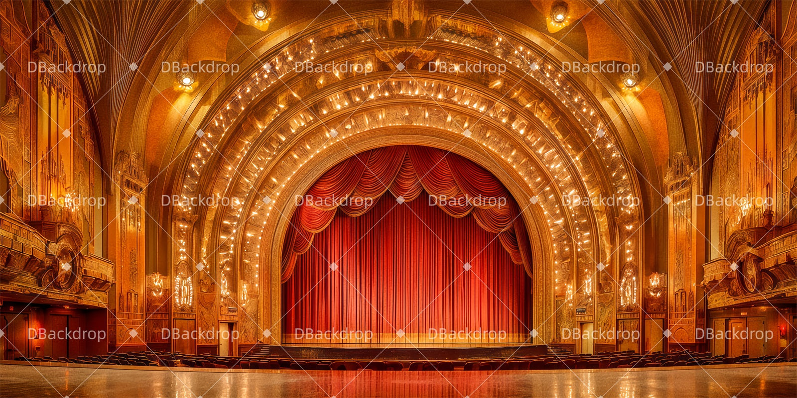 Dance Recital Backdrop New York Theater Broadway Stage Backdrops UK TWW511-T41