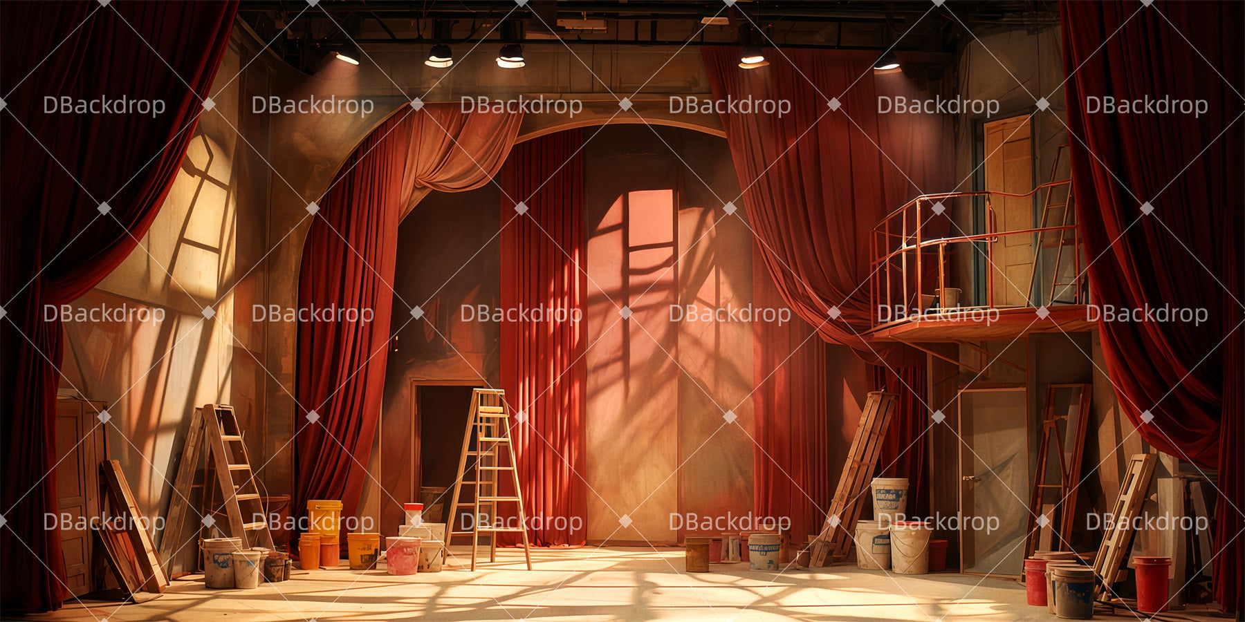 Broadway Stage Backdrops Theater Renovation Theater Backdrop UK TWW511-T42