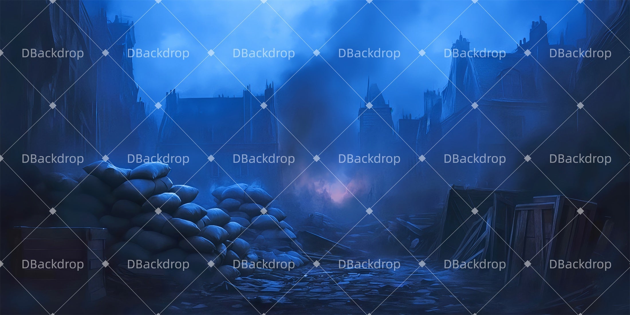 Large Stage Backdrops The Barricades Performance Backdrops UK TWW511-T97