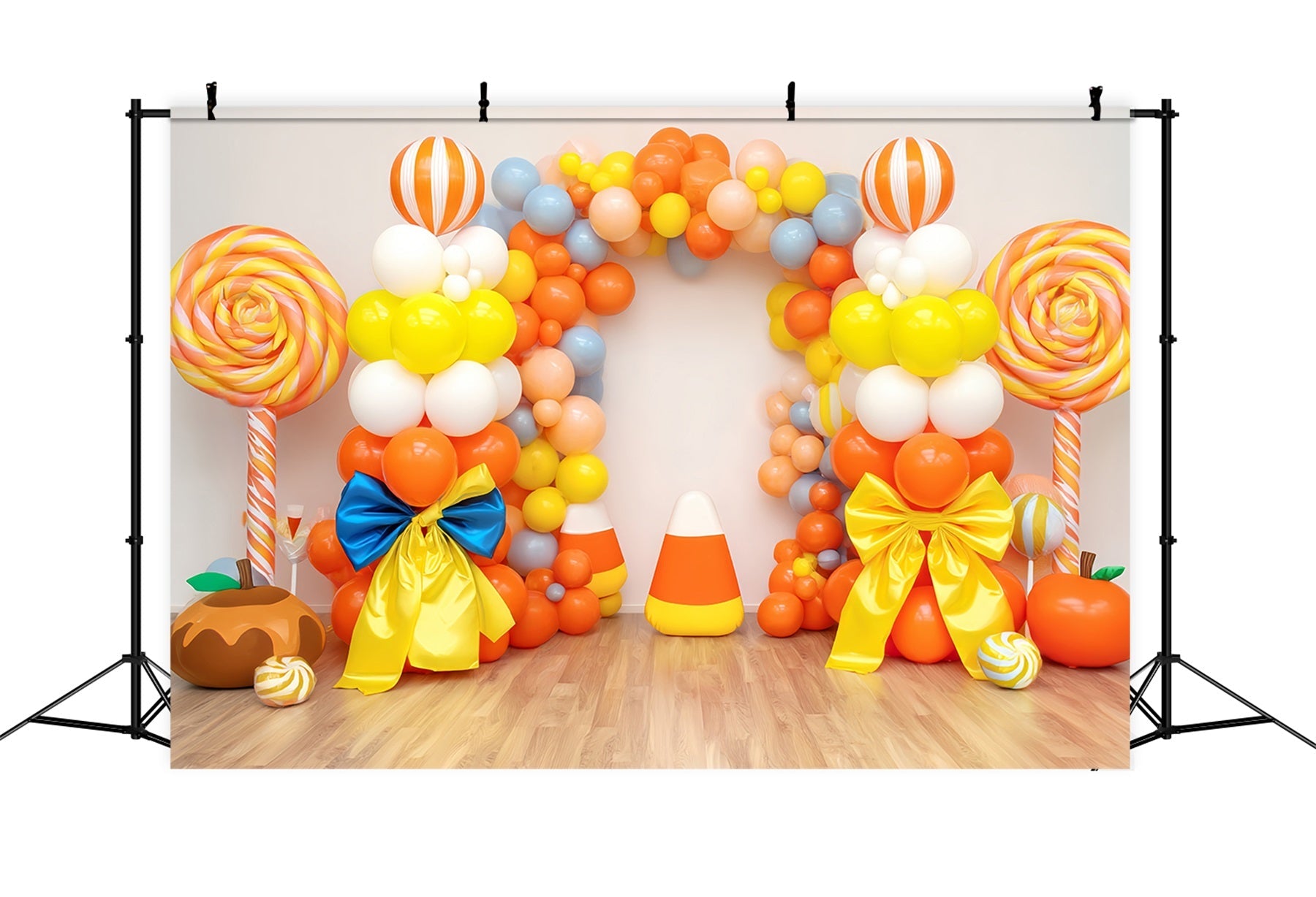 Smash Cake Backdrop Candy Color Balloon Gateway Cake Smash Photography Backdrop UK TWW59-212