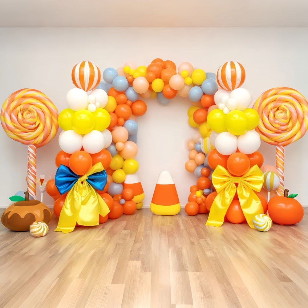 Smash Cake Backdrop Candy Color Balloon Gateway Cake Smash Photography Backdrop UK TWW59-212