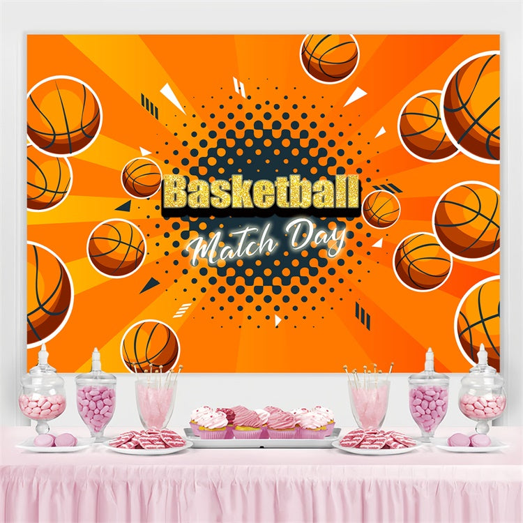 Basketball Backdrop Basketball Firestorm Sports Event Backdrop UK TWW6-22