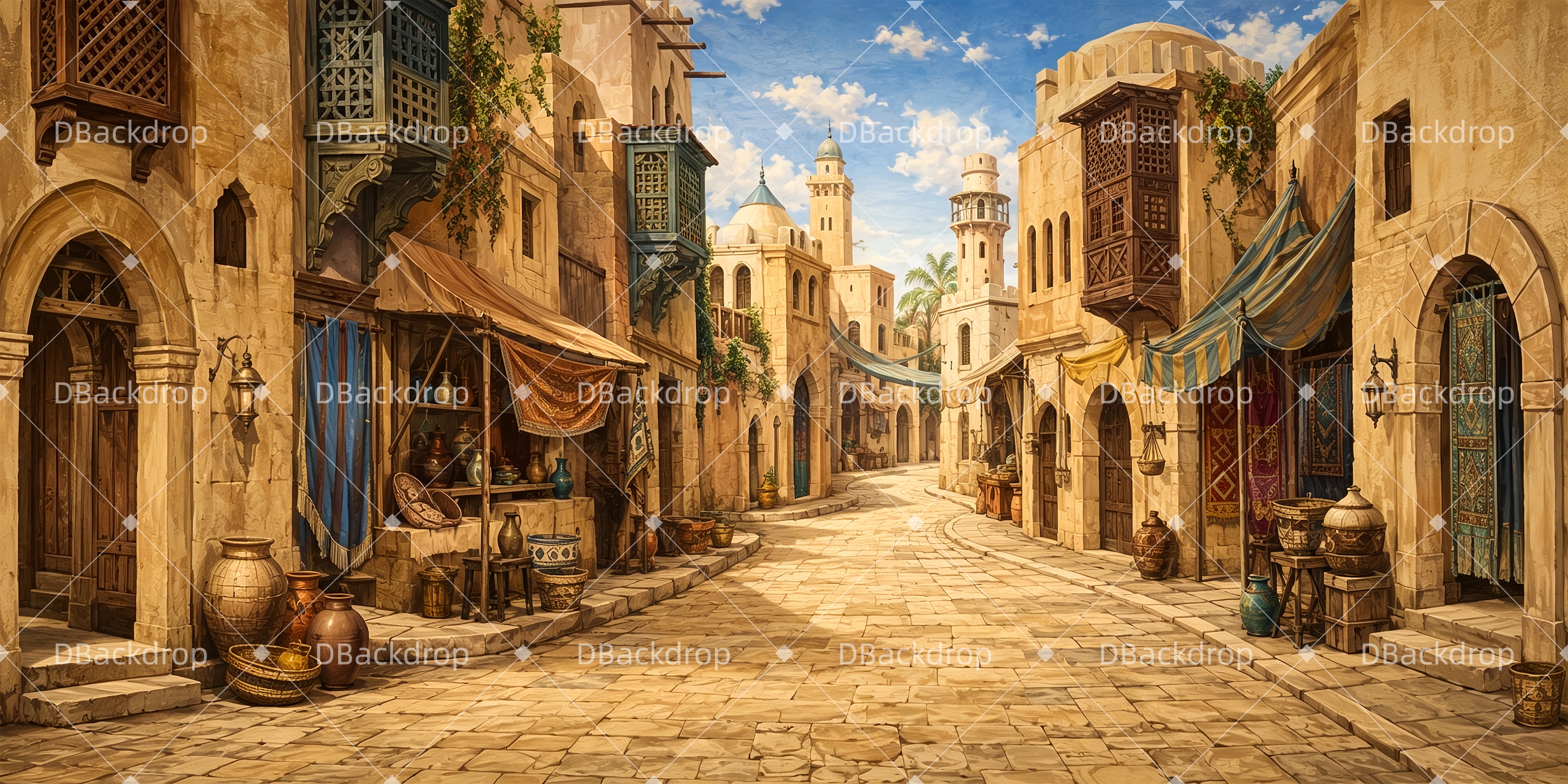 Performance Backdrops Ancient Alley Large Stage Backdrops UK ZTT65-T42