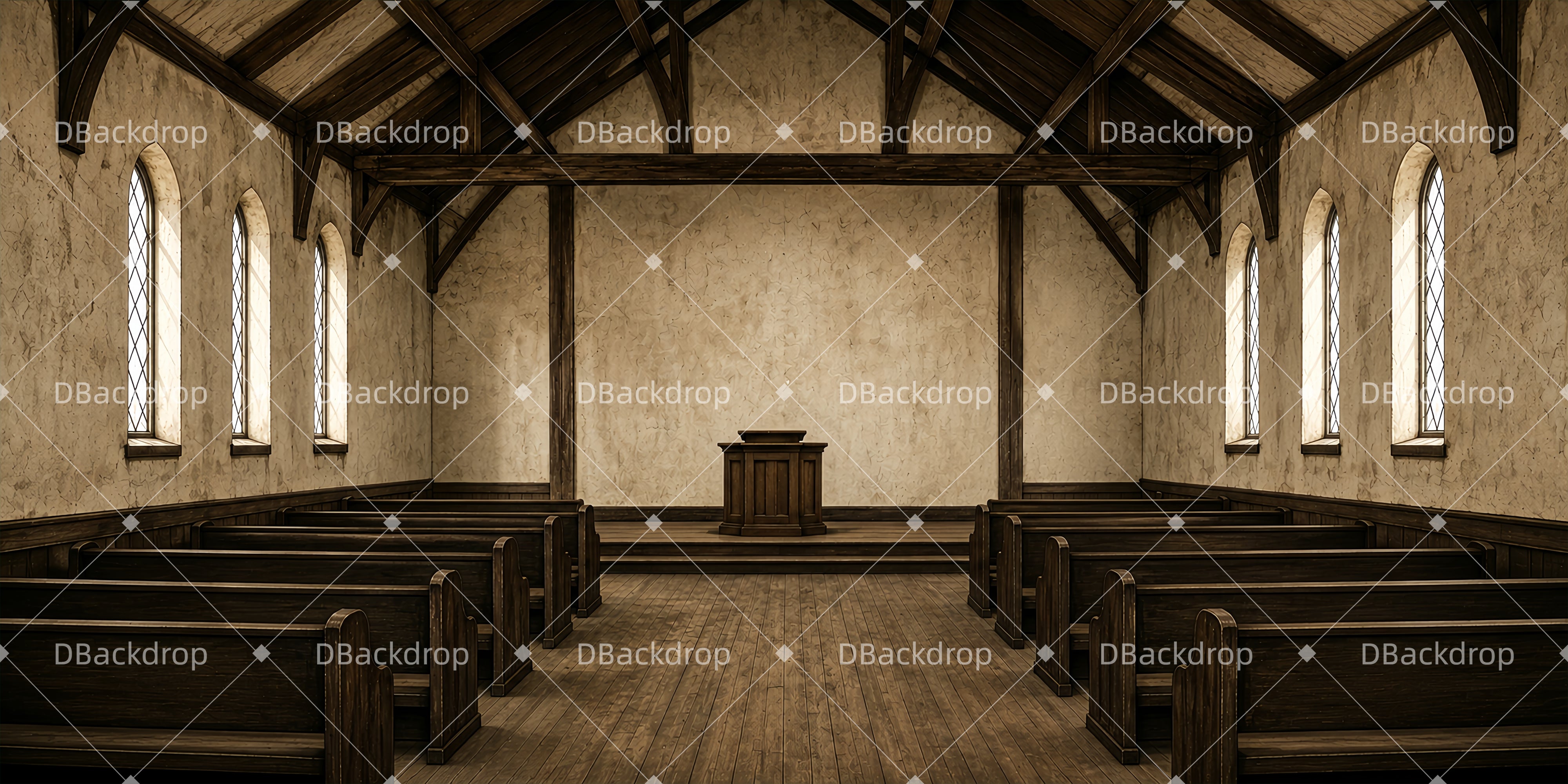 Theater Backdrops Quiet Congregation Church Stage Backdrops UK ZTT65-T64
