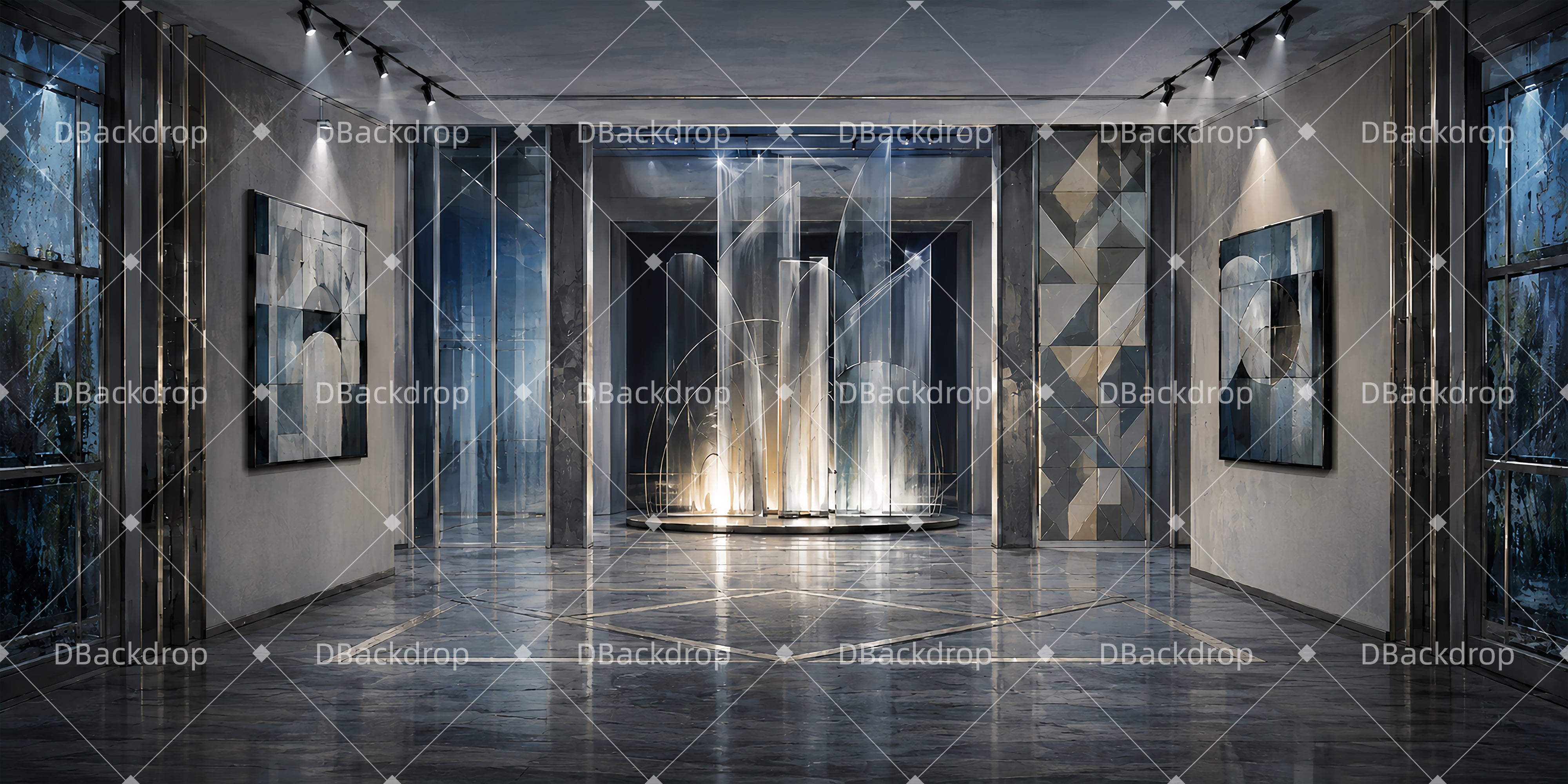 Stage Backdrop Ideas Art Hallway Backdrop For Theater UK ZTT66-T86