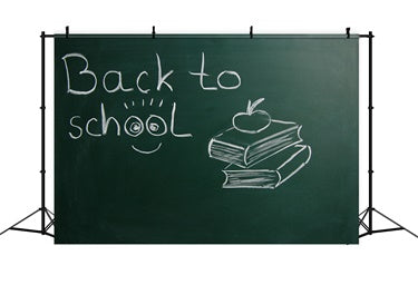 Back to School Classroom Chalkboard Backdrop UK BRP7-4