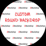 Custom Round Repeating Logo Photography Banner UK TR-101