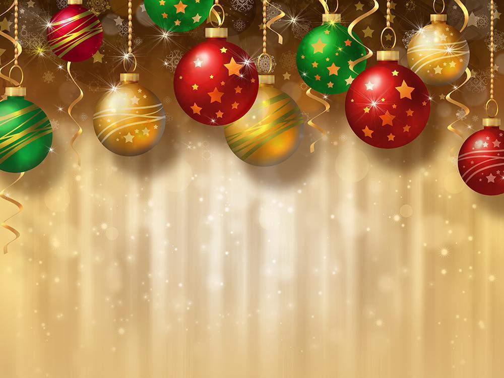 Festive Balloon Christmas Backdrops for Photography DBD-19314