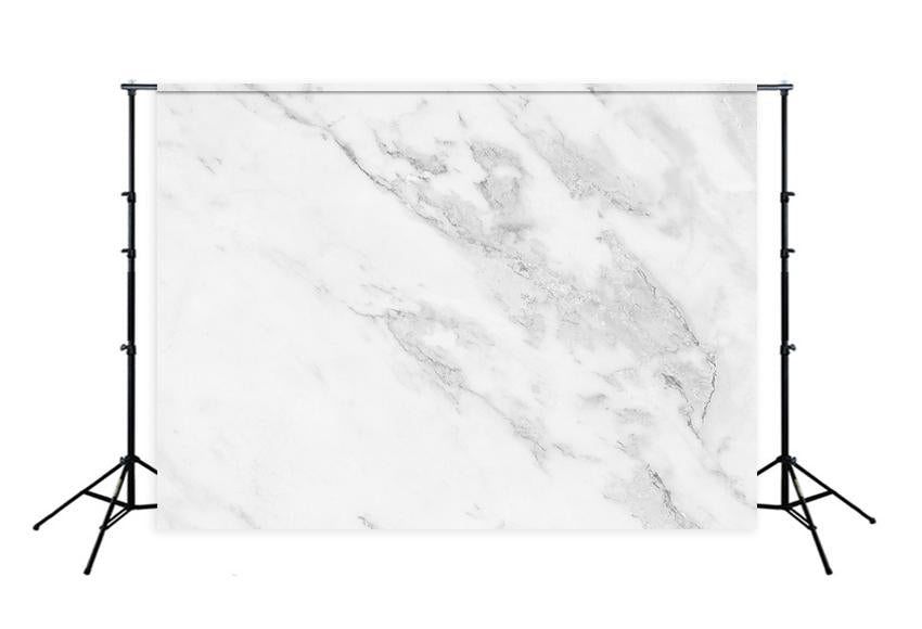 White Marble Texture Nature Pattern Designs Photo Backdrop UK D115