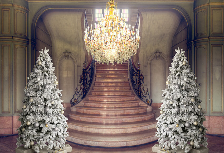 Christmas Church Decor Photo Booth Backdrop