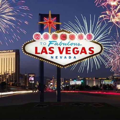 Las Vegas Night City Scenery Backdrop for Pictures G-162