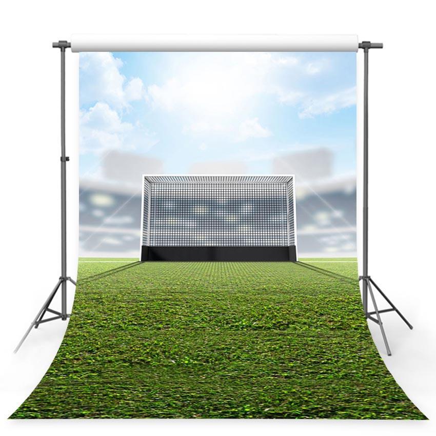 Football Goal Net Field Decorations Photography Backdrops G-381