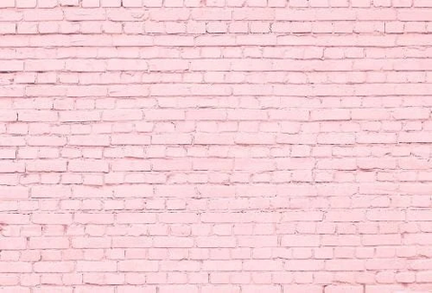 Pink Brick Wall Photography  Backdrop  G-41