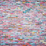 Colorful Graffiti Brick Wall Backdrop UK Photography Backdrop G-423