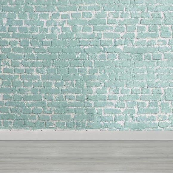 Blue Brick Wall Backdrop Photography Backdrop UK G-464