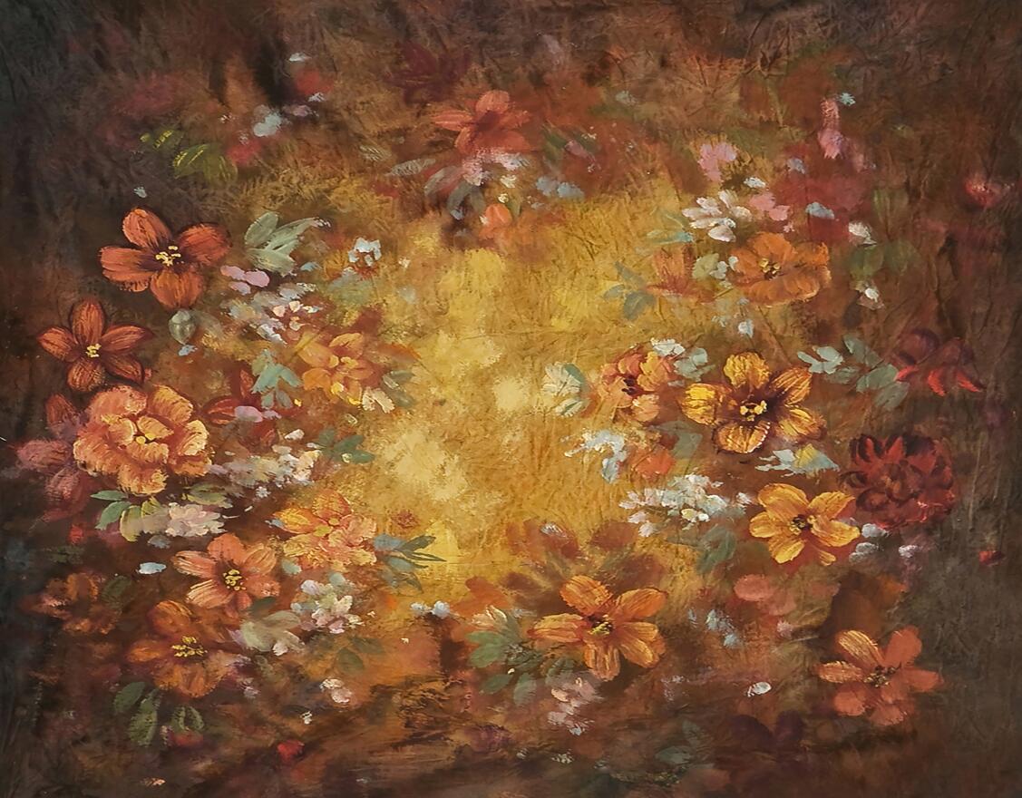 Floral  Newborn Baby Photography Backdrop  CM-4804