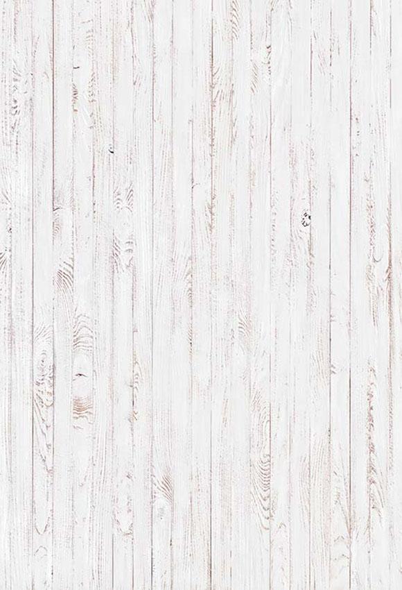 White Wood Photography Backdrop for Party