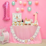 First Birthday Outfit Girl Backdrop UK for Photography S-3140