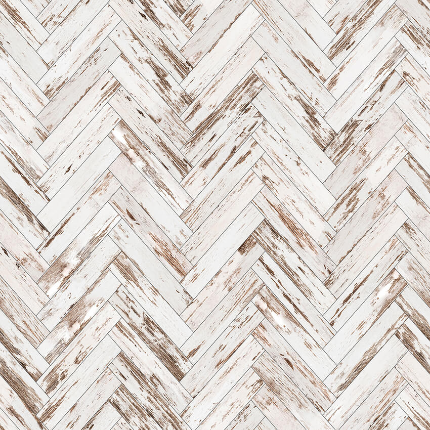 Herringbone Old White Floor Backdrop