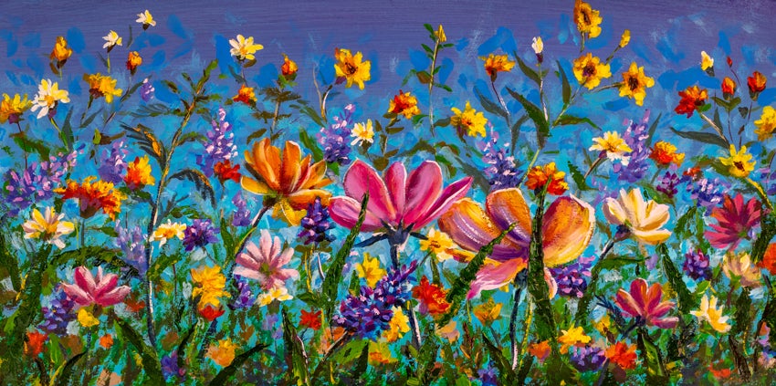 Beautiful Flowers Art Photograpphy Backdrop SH-810