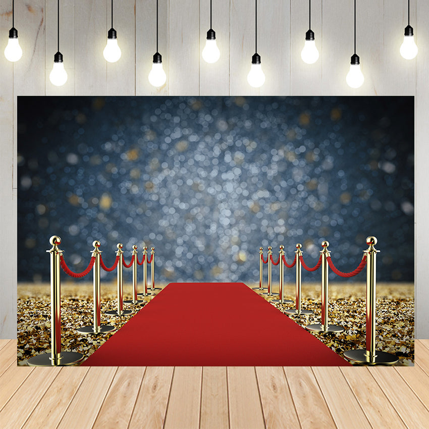 Red Carpet Hollywood Theme Party Decorations Photo Backdrops DBD-19434