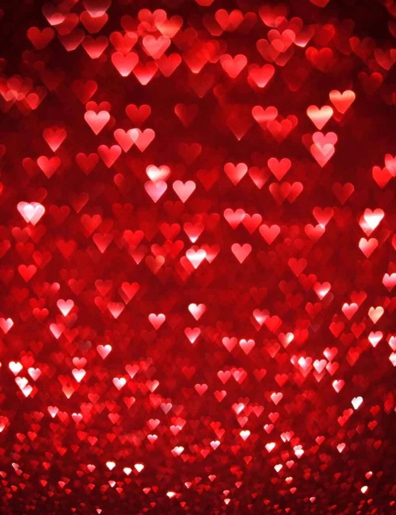 Red Hearts Love Valentine Backdrop for Photography VAT-31 – Dbackdropcouk