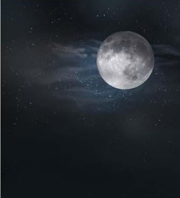 Dark Black Night Moon backdrop UK for Baby Newborn Photo Shoot S-1241