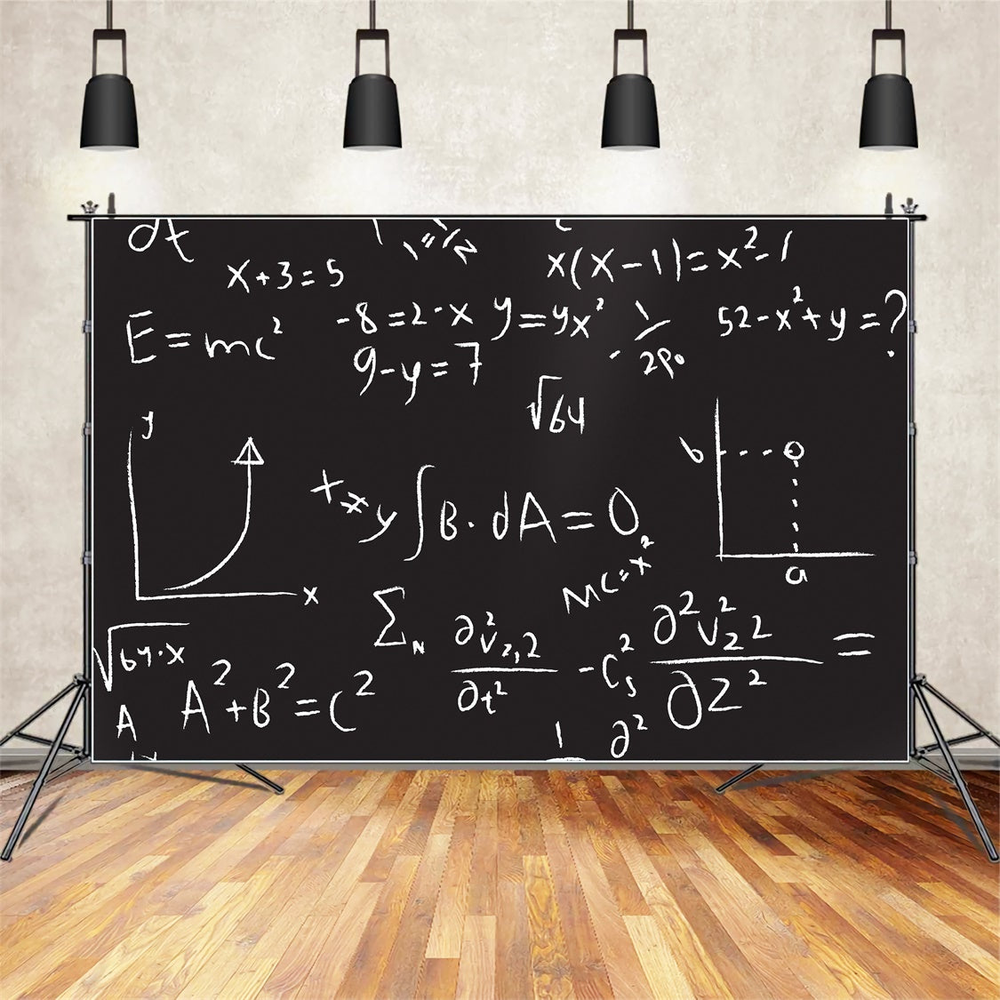 Science Formula Blackboard Back to School Backdrop UK BRP7-51