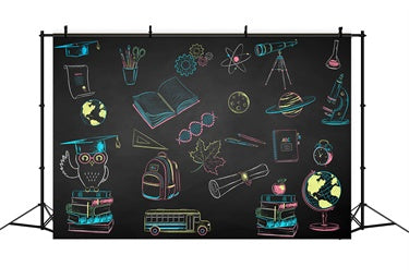 School Life Back to School Photography Backdrop UK BRP7-2