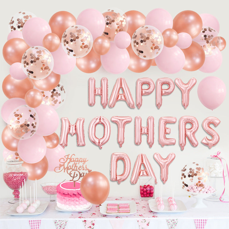 Mother's Day Set Balloon Chain Latex Arch Decoration BA7