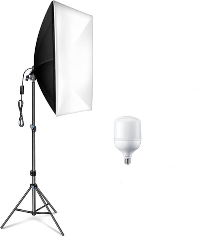 Professional Softbox Lighting Kit Reflector 185W for Studio Photography BP1690 UK