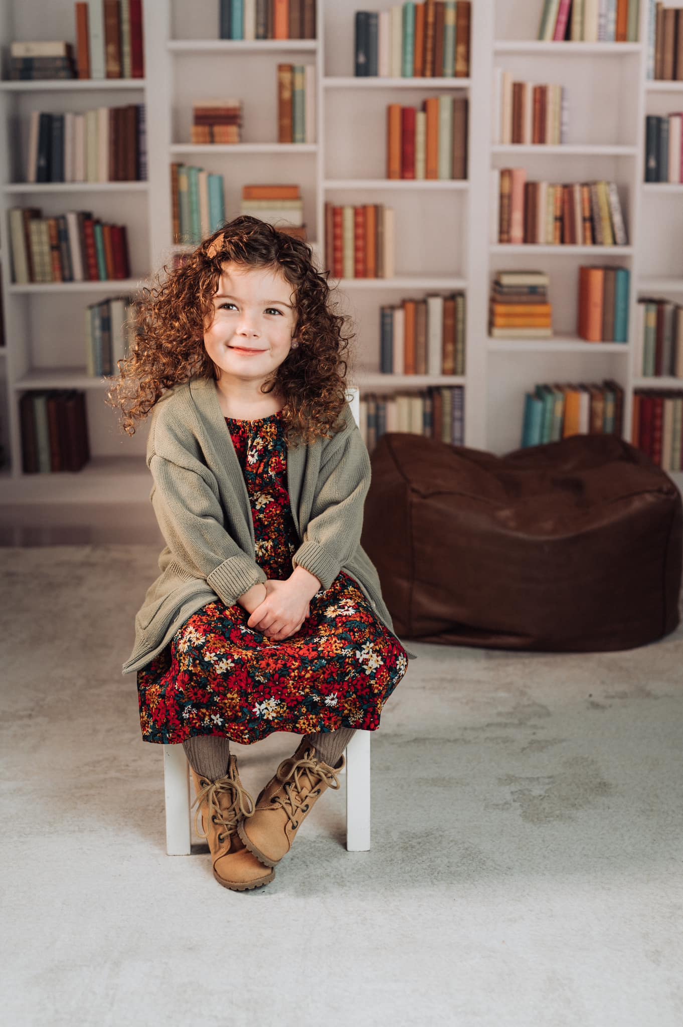 Bookshelf  backdrop UK for School Photography GX-1029
