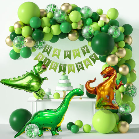 Jurassic World Dinosaur Jungle Theme Green Balloon Chain BA13