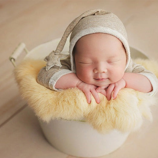 Newborn Photography Faux Fur Blanket TM