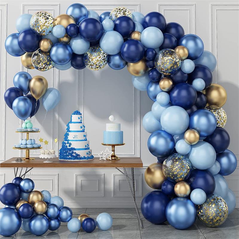 Blue Metallic Balloon Chain Birthday Party Decoration BA9